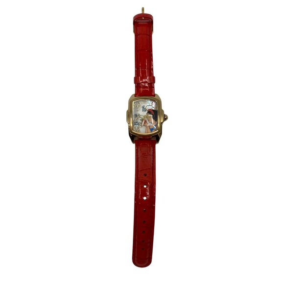 Disney Red Leather Collectable Watch | Snow White Inspired - Picture 1 of 5